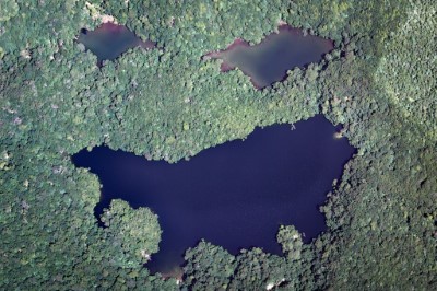高雄市大鬼湖(農林航空測量所 提供)